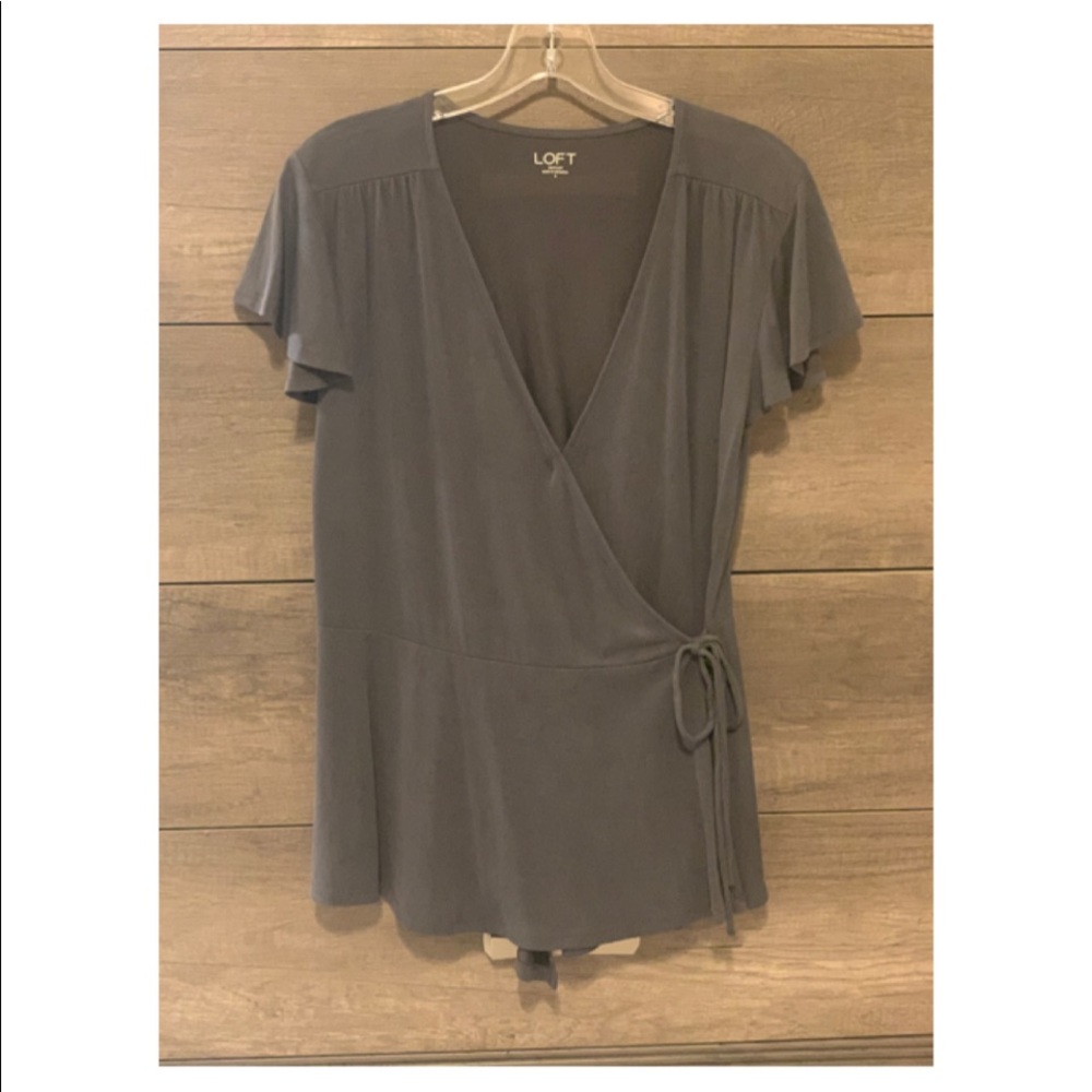 EUC Loft Wrap Top